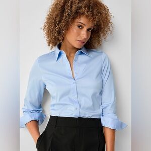 Contemporaine par Simons button down dress shirt blue